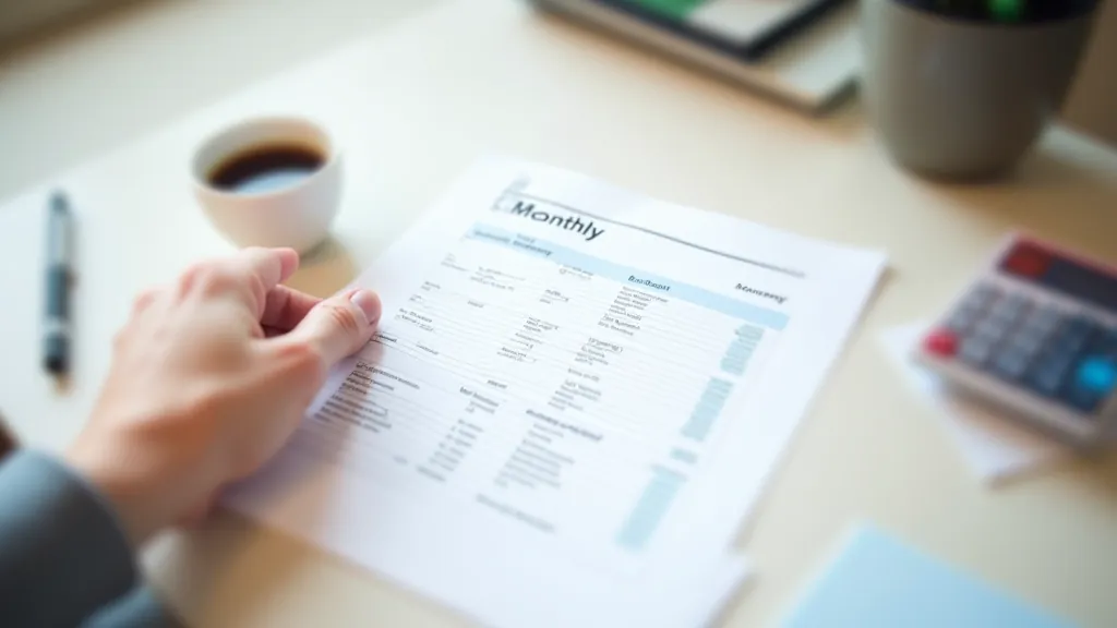 Monthly expense summary showing identified spending patterns and areas for potential savings highlighted